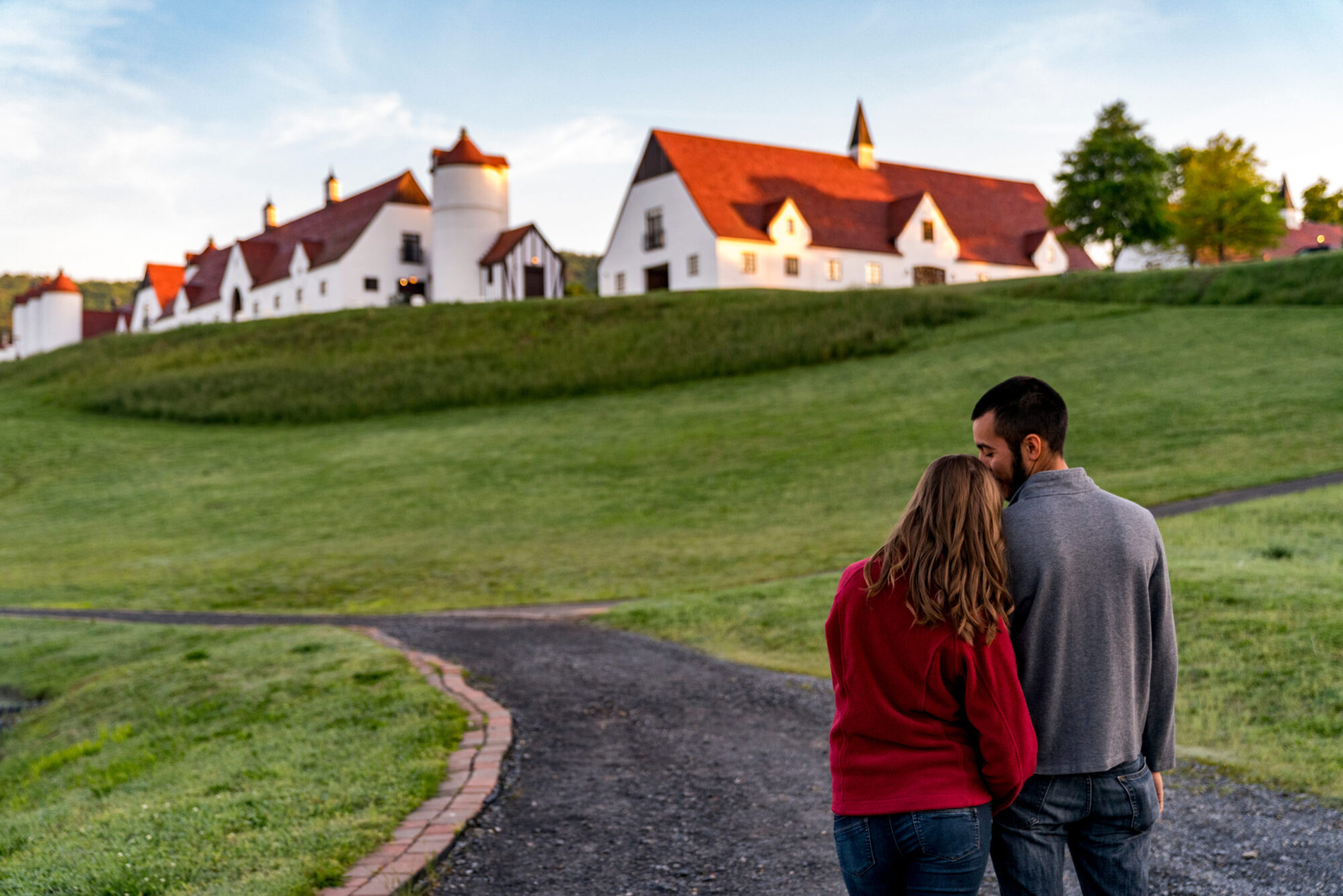 Young married couple attending a Marriage Retreat, a romantic weekend getaway, together