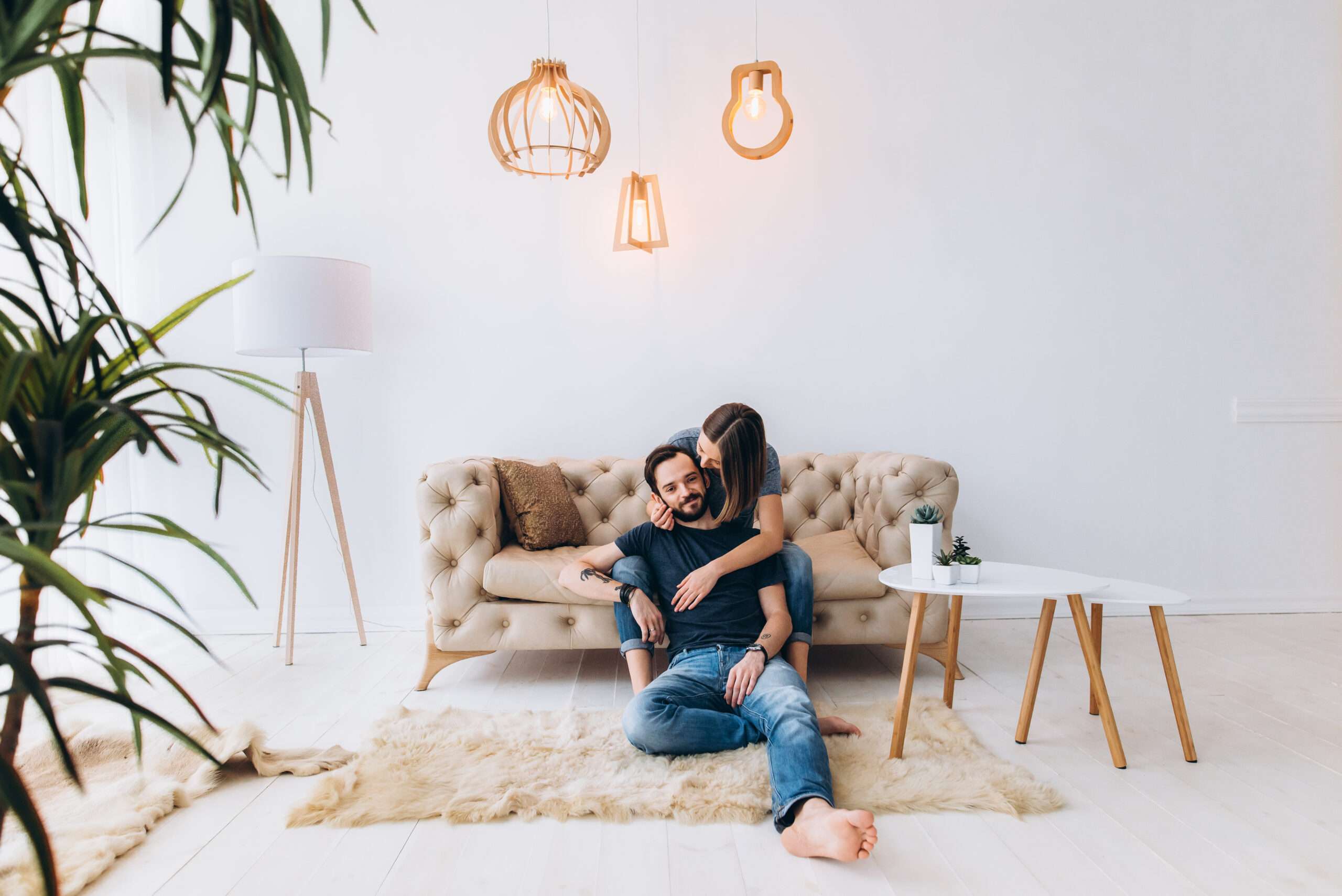 Spouses supporting one another and embracing; one is learning how to deal with a negative spouse